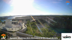 Skradin, řeka Krka, most A1