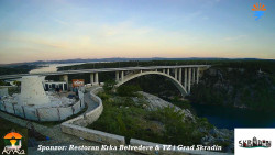 Skradin, řeka Krka, most A1