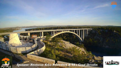 Skradin, řeka Krka, most A1