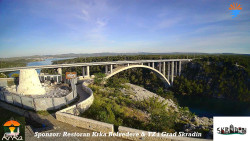 Skradin, řeka Krka, most A1