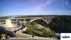 Skradin, řeka Krka, most A1