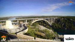Skradin, řeka Krka, most A1