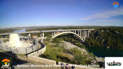 Skradin, řeka Krka, most A1