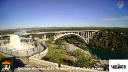 Skradin, řeka Krka, most A1