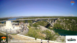 Skradin, řeka Krka, most A1