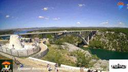Skradin, řeka Krka, most A1