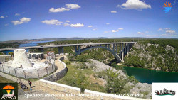 Skradin, řeka Krka, most A1