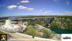 Skradin, řeka Krka, most A1