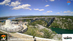 Skradin, řeka Krka, most A1