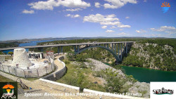 Skradin, řeka Krka, most A1