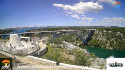 Skradin, řeka Krka, most A1