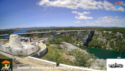 Skradin, řeka Krka, most A1