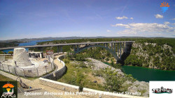 Skradin, řeka Krka, most A1