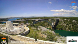 Skradin, řeka Krka, most A1