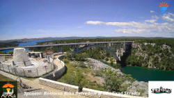 Skradin, řeka Krka, most A1