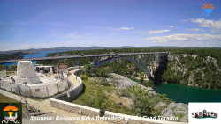 Skradin, řeka Krka, most A1