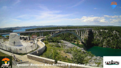 Skradin, řeka Krka, most A1