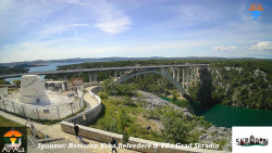 Skradin, řeka Krka, most A1