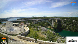 Skradin, řeka Krka, most A1