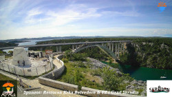 Skradin, řeka Krka, most A1