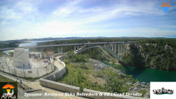 Skradin, řeka Krka, most A1