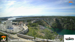 Skradin, řeka Krka, most A1
