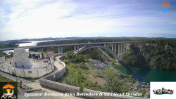 Skradin, řeka Krka, most A1