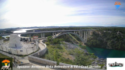 Skradin, řeka Krka, most A1