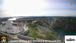 Skradin, řeka Krka, most A1
