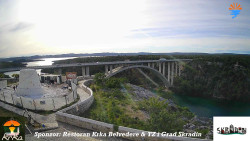 Skradin, řeka Krka, most A1
