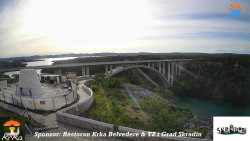 Skradin, řeka Krka, most A1