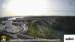 Skradin, řeka Krka, most A1