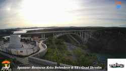 Skradin, řeka Krka, most A1