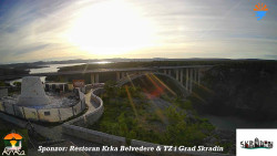 Skradin, řeka Krka, most A1