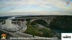 Skradin, řeka Krka, most A1