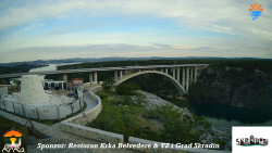 Skradin, řeka Krka, most A1