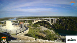 Skradin, řeka Krka, most A1