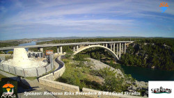 Skradin, řeka Krka, most A1