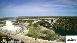 Skradin, řeka Krka, most A1