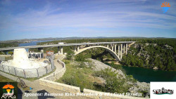 Skradin, řeka Krka, most A1