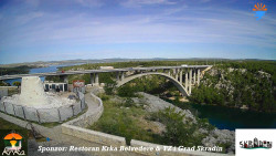 Skradin, řeka Krka, most A1