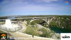 Skradin, řeka Krka, most A1