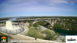 Skradin, řeka Krka, most A1