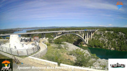 Skradin, řeka Krka, most A1