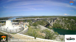 Skradin, řeka Krka, most A1