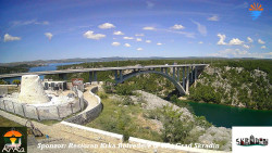 Skradin, řeka Krka, most A1