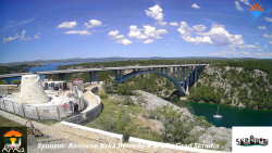 Skradin, řeka Krka, most A1
