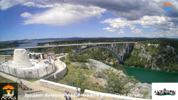 Skradin, řeka Krka, most A1