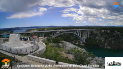 Skradin, řeka Krka, most A1
