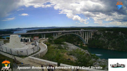 Skradin, řeka Krka, most A1